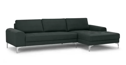 Seccional con Chaise Longue a la Derecha Vittorio – Gris Antracita