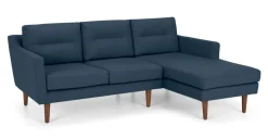 Seccional con Chaise Longue a la Derecha Walker – Azul