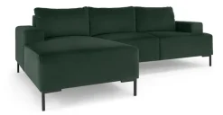 Seccional con Chaise Longue a la Izquierda Frederik – Verde