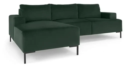 Seccional con Chaise Longue a la Izquierda Frederik – Verde