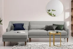 Seccional con Chaise Longue a la Izquierda Herton – Gris Montaña