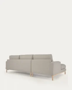 Seccional con Chaise Longue a la Izquierda Mihaela – Gris