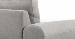 Seccional con Chaise Longue a la Izquierda Vittorio – Gris Perla