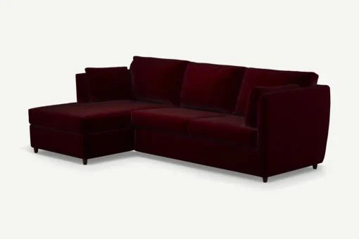 Seccional con Chaise Longue a la Derecha Milner – Borgoña