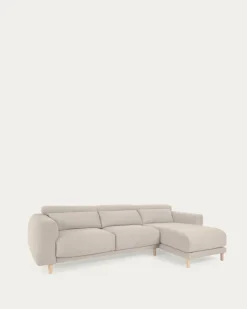 Seccional con Chaise Longue a la Derecha Singa – Crudo