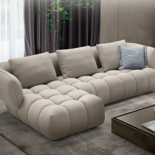 Seccional con Chaise Longue a la Izquierda Wenders – Beige