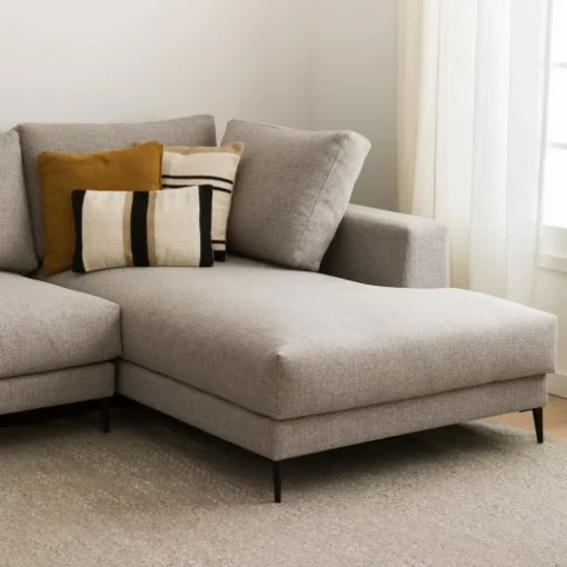 Seccional con Chaise Longue a la Derecha Tiber – Perla