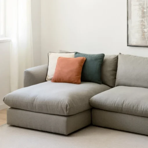 Seccional con Chaise Longue a la Izquierda Cuzco – Gris