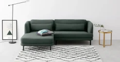 Seccional con Chaise Longue a la Izquierda Herman – Verde Bosque