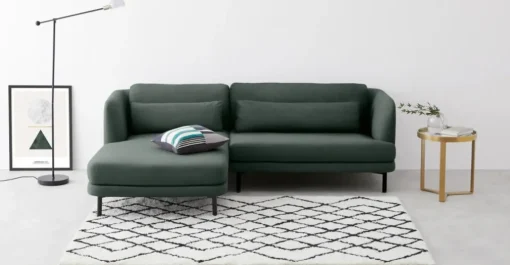 Seccional con Chaise Longue a la Izquierda Herman – Verde Bosque