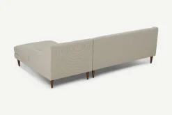 Seccional con Chaise Longue a la Izquierda Herton – Beige Cebada