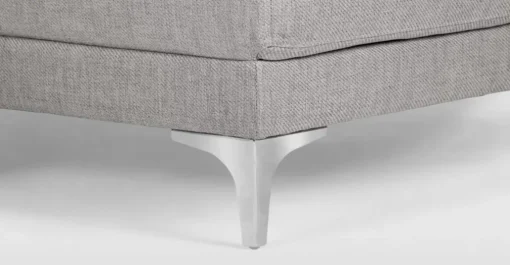 Seccional con Chaise Longue a la Izquierda Vittorio – Gris Perla