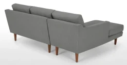Seccional con Chaise Longue a la Izquierda Walker – Gris