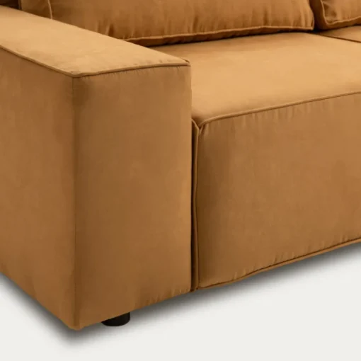 Seccional con Chaise Longue a la Derecha Loft – Camel