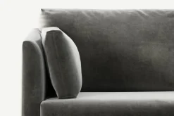Seccional con Chaise Longue a la Derecha Milner – Gris Acero