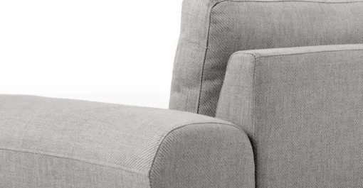 Seccional con Chaise Longue a la Derecha Vittorio – Gris Perla