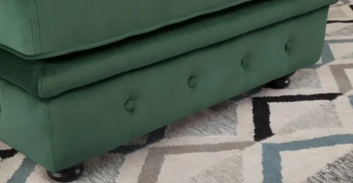 Seccional con Chaise Longue a la Izquierda Branagh – Verde Pino