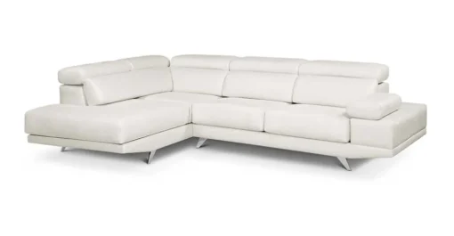 Seccional con Chaise Longue a la Izquierda Galactic – Blanco