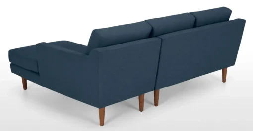 Seccional con Chaise Longue a la Derecha Walker – Azul