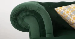 Seccional con Chaise Longue a la Izquierda Branagh – Verde Pino