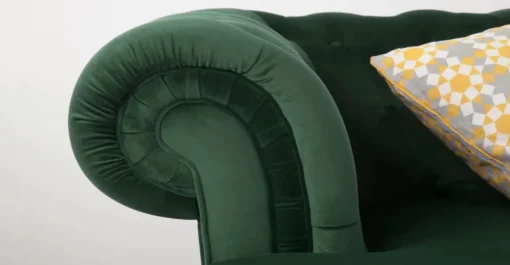Seccional con Chaise Longue a la Izquierda Branagh – Verde Pino
