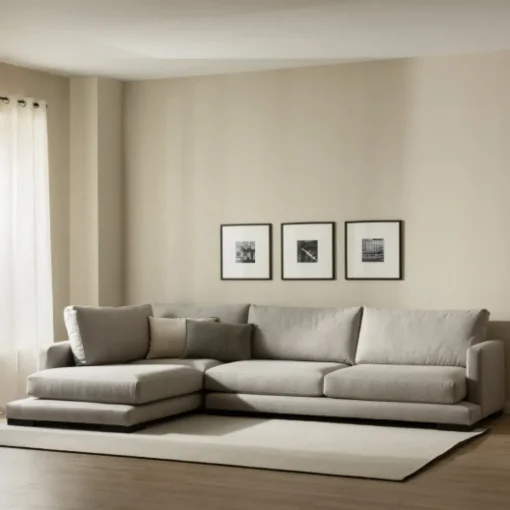 Seccional con Chaise Longue a la Izquierda Crate – Perla