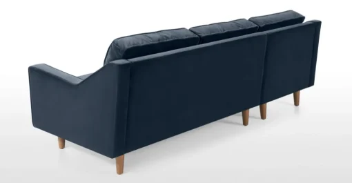 Seccional con Chaise Longue a la Izquierda Dallas – Azul Marino