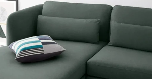 Seccional con Chaise Longue a la Izquierda Herman – Verde Bosque