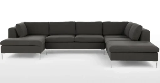 Seccional con Chaise Longue a la Derecha Monterosso – Gris Marengo
