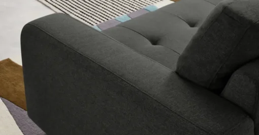 Seccional con Chaise Longue a la Izquierda Luciano – Gris Hudson
