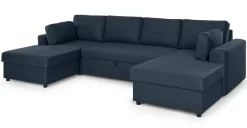 Seccional en U Aidian – Azul Real