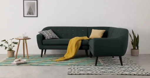 Seccional Ritchie – Gris Antracita con Botones de Colores