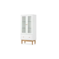 Semicolumna Willow – Blanco y roble