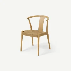 Silla de Comedor Abbon – Efecto Natural Oak