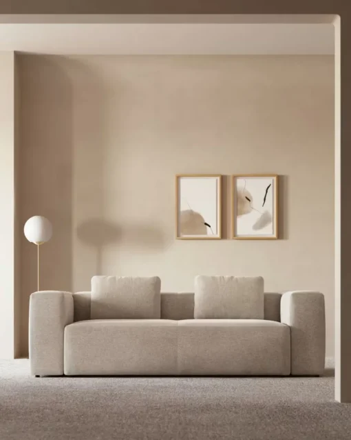 Sofá 3 Cuerpos Blok – Beige