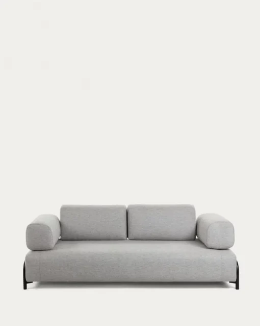 Sofá 3 Cuerpos Compo – Gris Claro