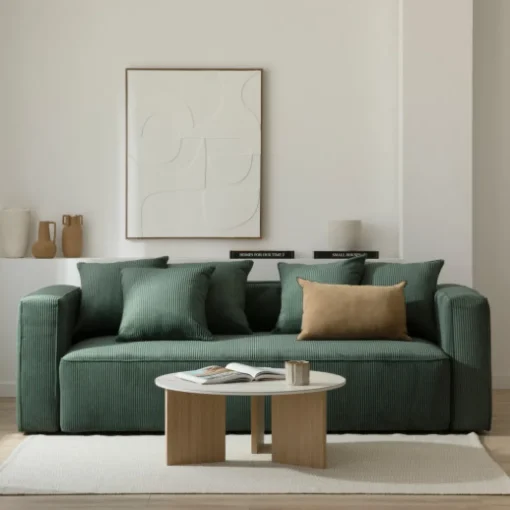 Sofá 2 Cuerpos Livorno – Verde