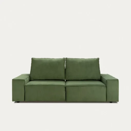 Sofá 2 Cuerpos Loft – Verde Bosque