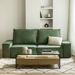 Sofá 2 Cuerpos Loft – Verde Bosque