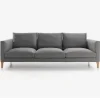 Sofá 3 Cuerpos Slim – Gris Oscuro