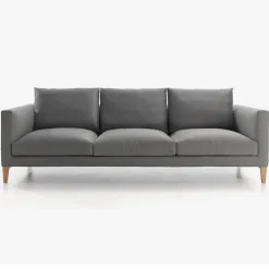 Sofá 3 Cuerpos Slim – Gris Oscuro