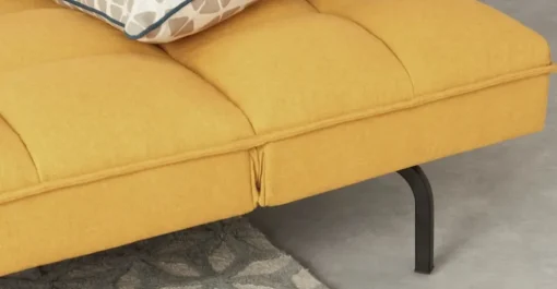 Sofá Cama Click Clack Hallie – Amarillo Yema