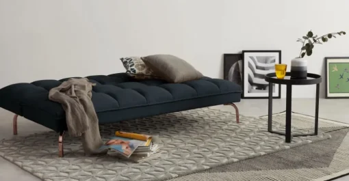 Sofá Cama Click Clack Hallie – Azul Egeo