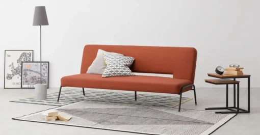 Sofá Cama Click Clack Knox – Naranja Retros