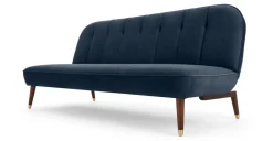 Sofá Cama Click Clack Margot – Azul Zafiro