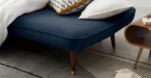 Sofá Cama Click Clack Margot – Azul Zafiro