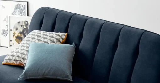 Sofá Cama Click Clack Margot – Azul Zafiro