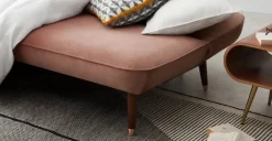 Sofá Cama Click Clack Margot – Rosa Ruborizado