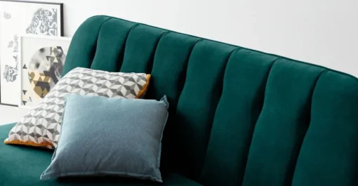Sofá Cama Click Clack Margot – Azul Seafoam