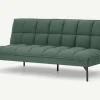 Sofá Cama Hallie, Verde Bahía Con Patas Negras